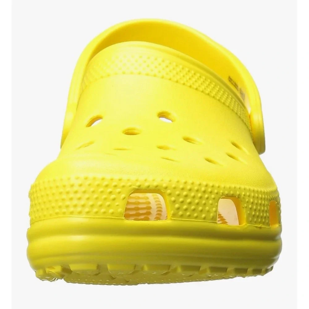 Crocs Classic Clog Roomy Fit Lemon Yellow 10001-7C1 Size 5Y Youth Kids‎ New